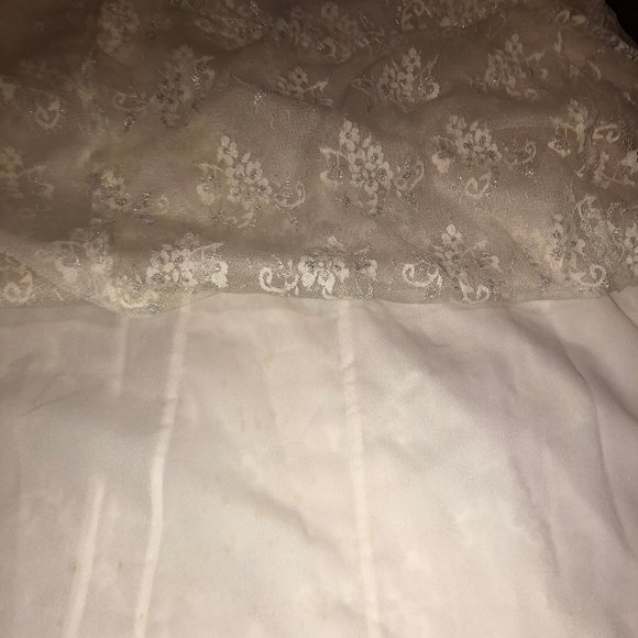 BCBG slightly off white prom/wedding dress - Picture 8 of 14